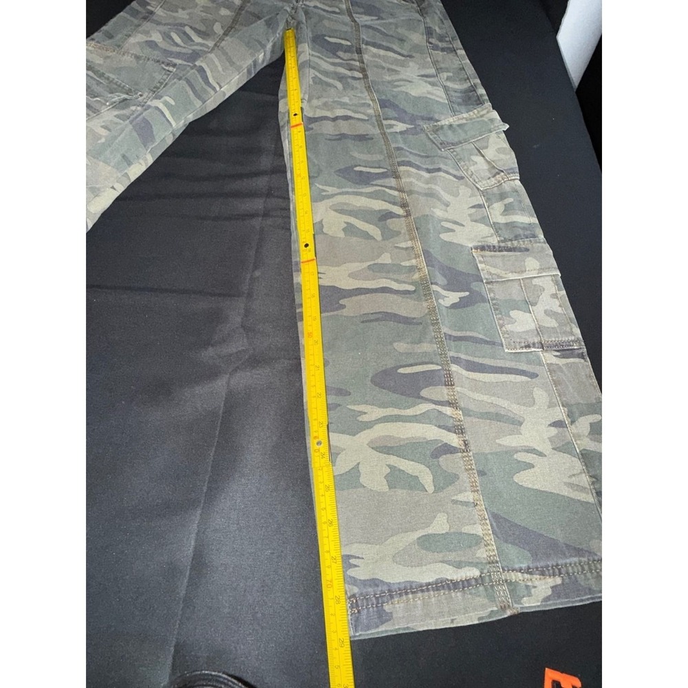 Angel Kiss Camo Cargo Pants Women's Size 9/29 NWT Wide Leg Utility Pants - Picture 4 of 8